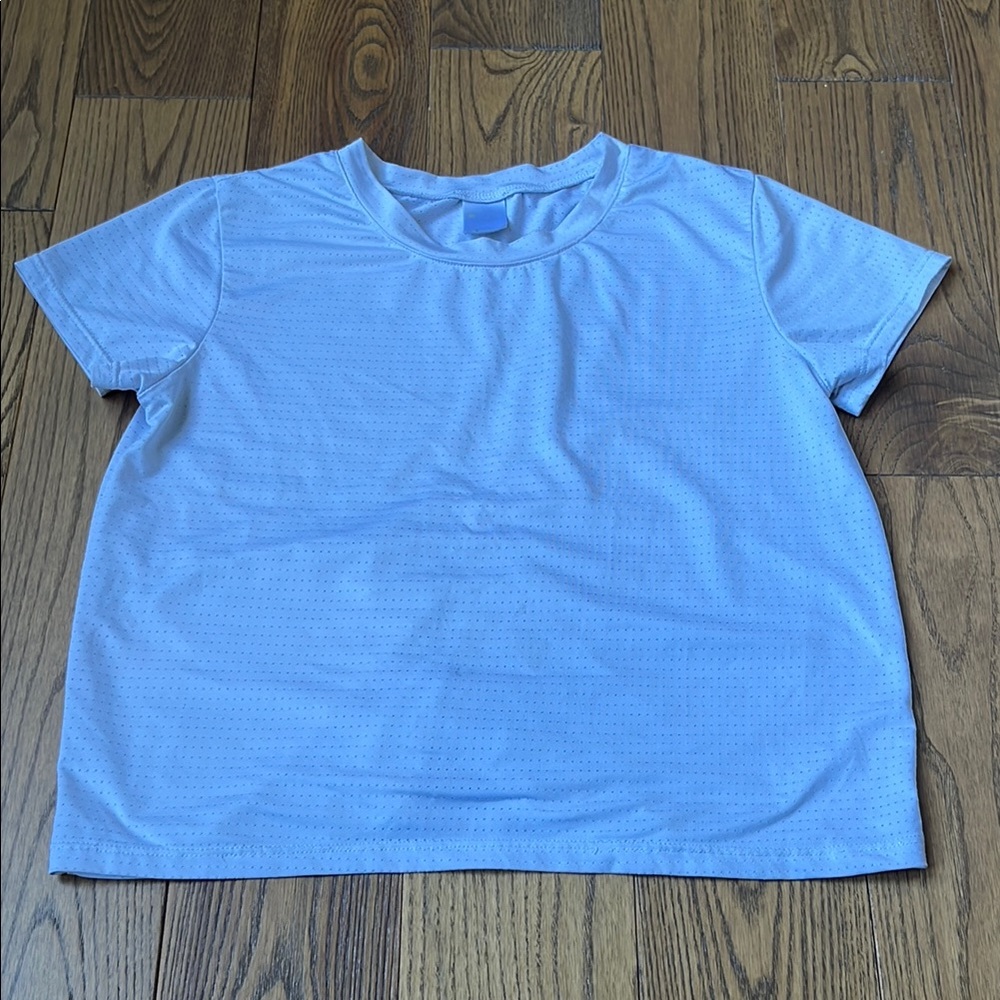 Zella Light Blue Activewear Top